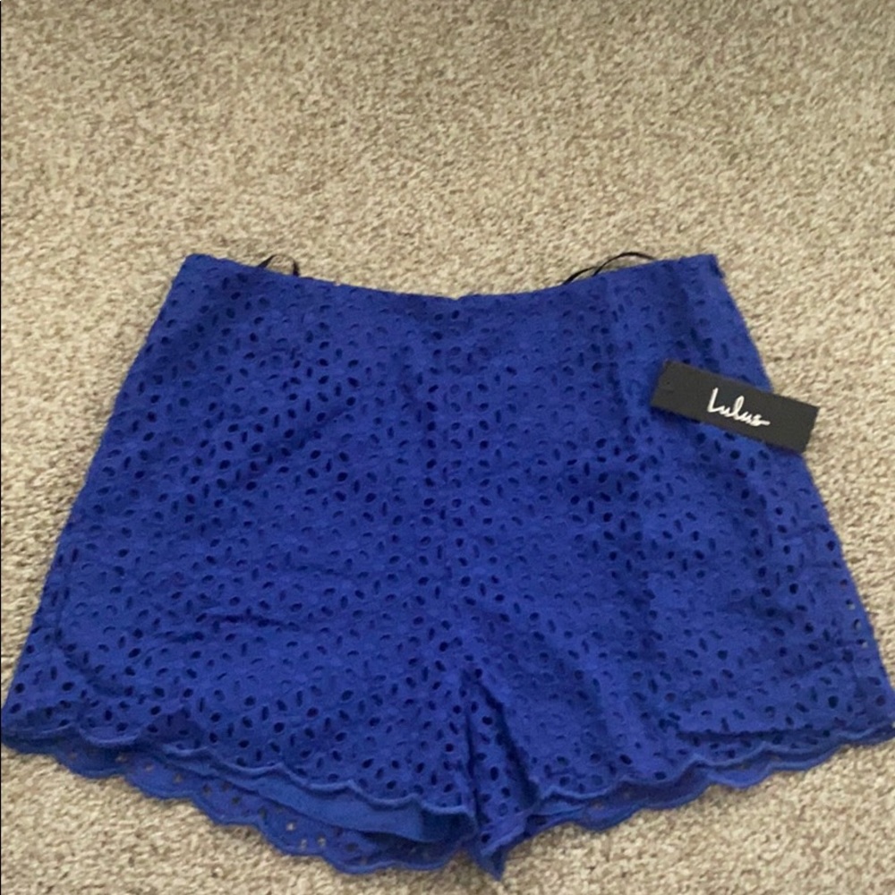 Eyelet shorts